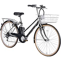 26インチ 電動アシスト自転車 シマノ製６段変速機 最新後輪ロックキー 軽量バッテリー 通勤通学軽量 21Technology 電動自転車 電動アシスト自転車 26インチ シマノ製6段